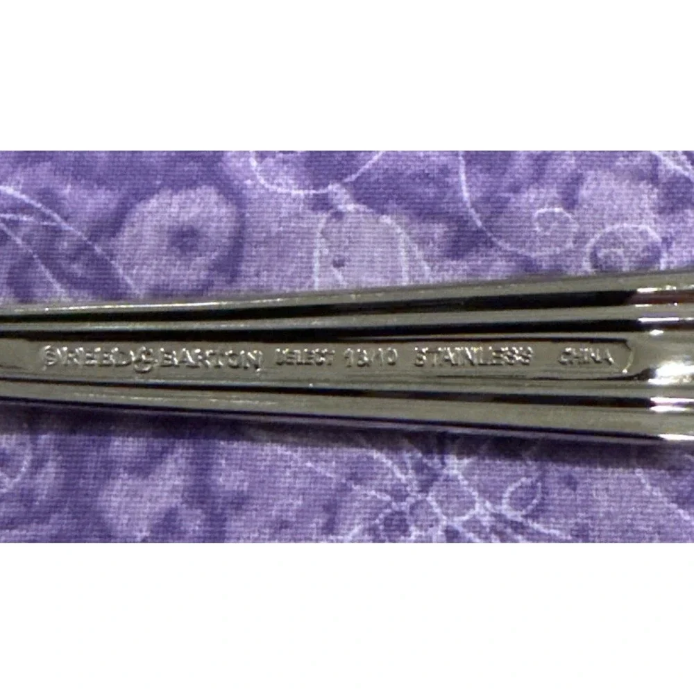 Reed & Barton Berkeley 18/10 Stainless Serving Set Fork‎ Spoon Set Of 4 READ